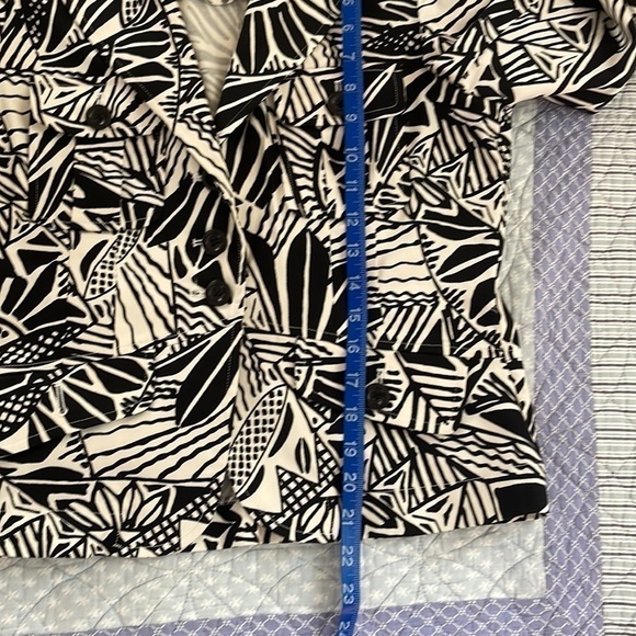 Elliott Lauren Black and White Blazer size 4 - Picture 5 of 9